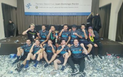 Olimpiadas de Luz y Fuerza – Torneo Juan Domingo Peron en Mar del Plata. Trenque Lauquen Campeon en Futbol