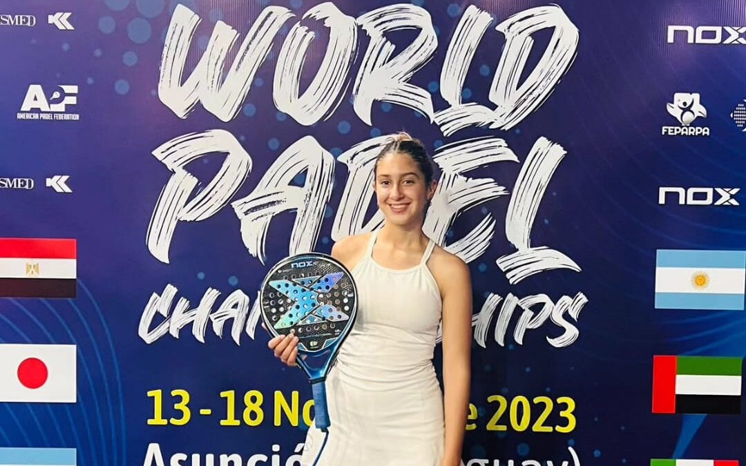 Salliquelense Delfina Cerdá Saavedra jugo Mundial de Padel Menores