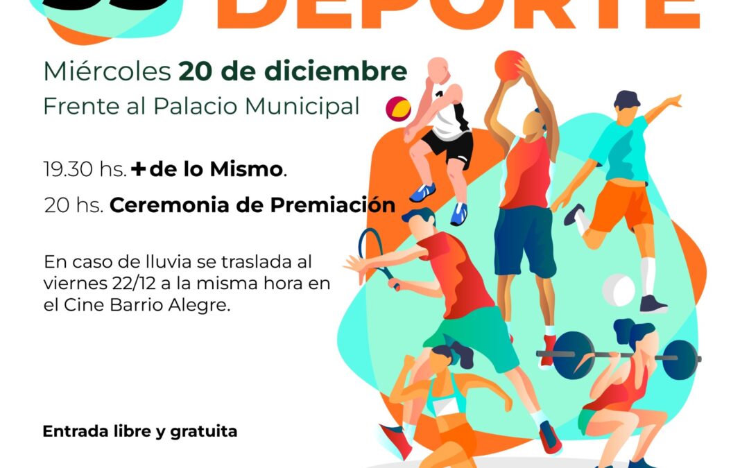 Hoy se realiza la 35ª Fiesta Anual del Deporte