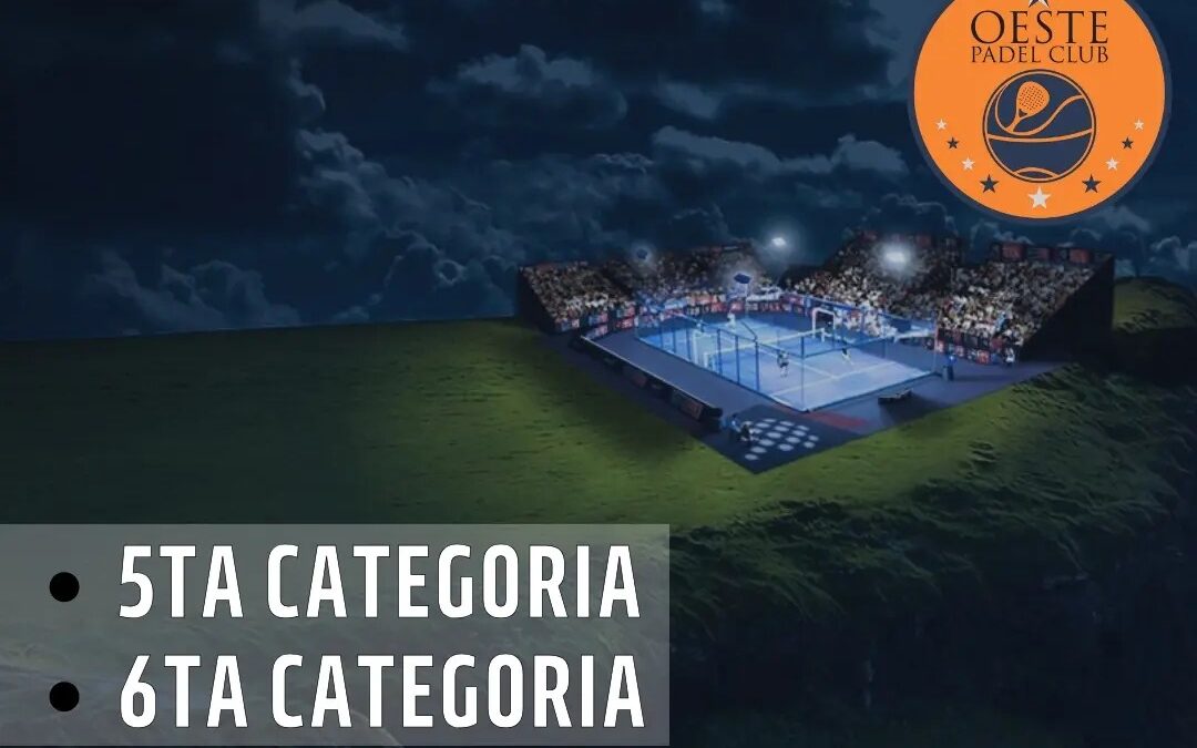 El 5, 6 y 7 de enero Master de Padel