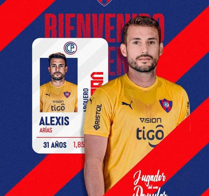 Pellegrinense Alexis Marin Arias es nuevo arquero de Cerro Porteño de Paraguay