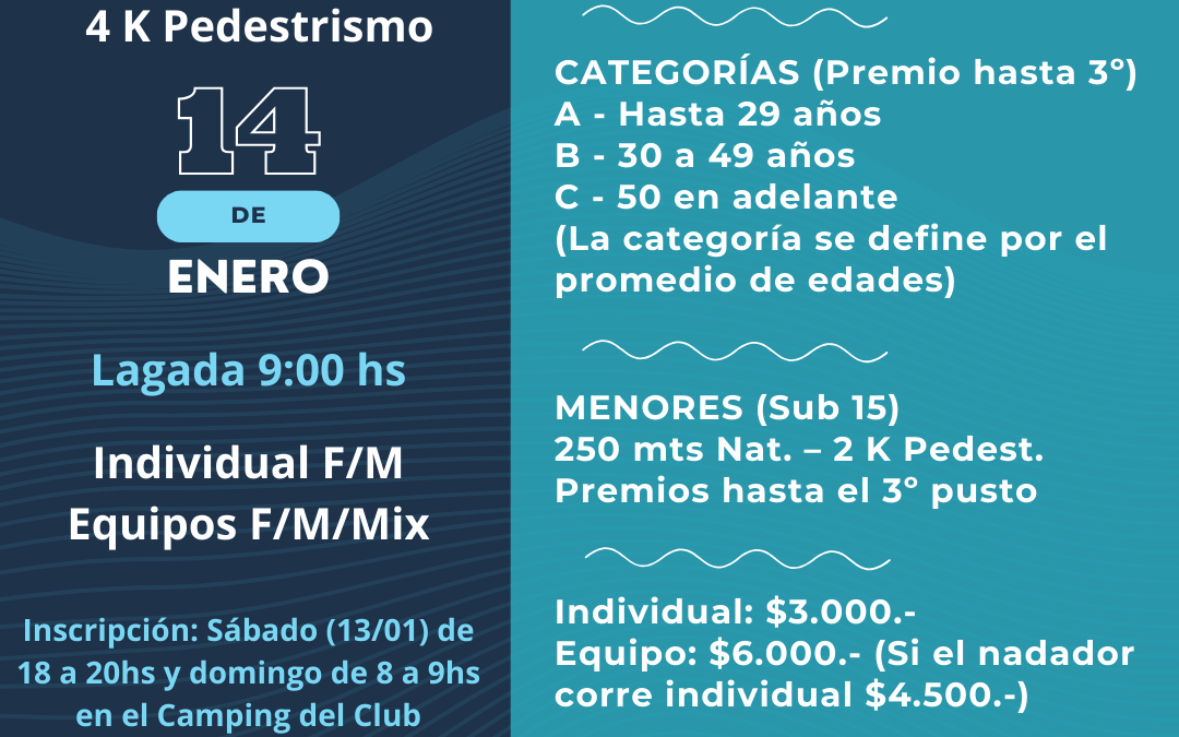 ACUATLÓN: Domingo 14 enero – Inscripción Web