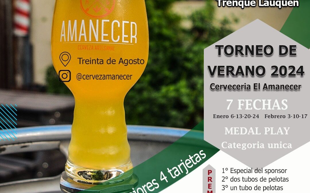 Se realizó la 6° fecha del Torneo de Verano de Golf