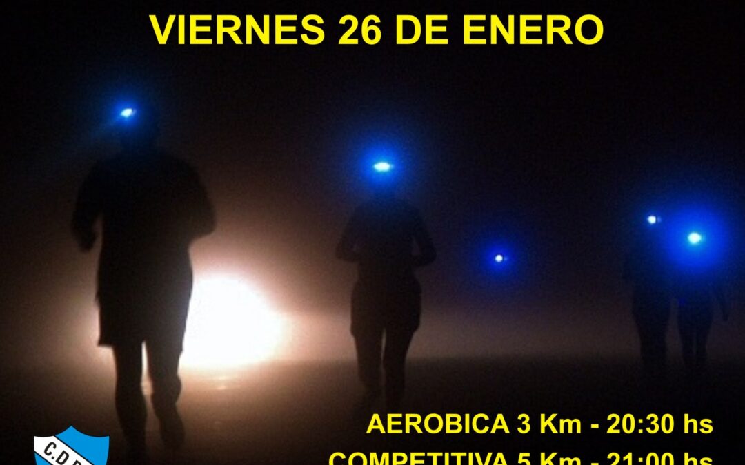 Atletismo: Hoy viernes, la 3ra Edición de la Carrera Nocturna en Barrio Alegre