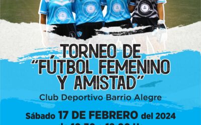 Futbol femenino: Este sabado 17 se realizara un torneo en Barrio Alegre
