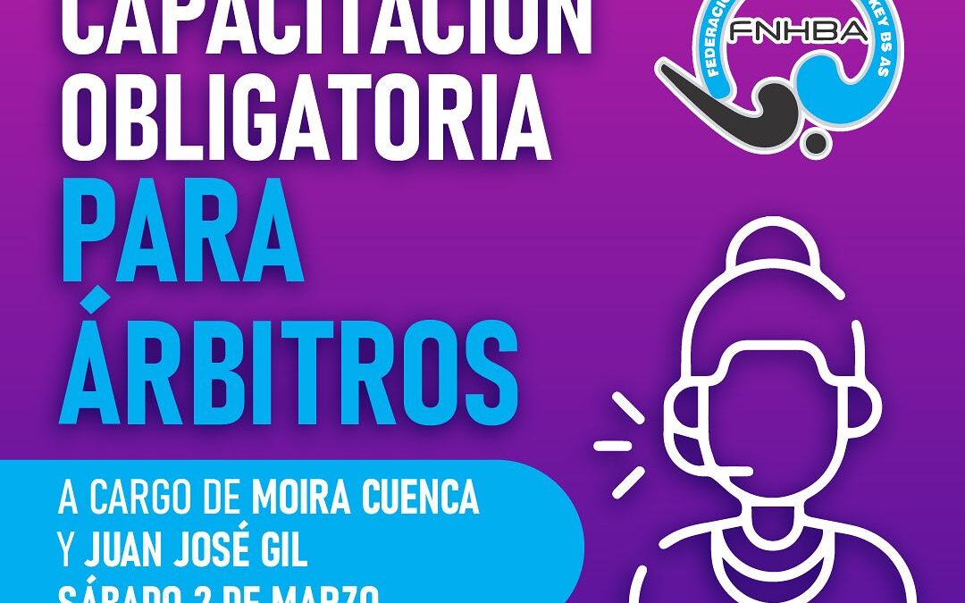 Capacitación para arbitros y jueces de mesa de Hockey