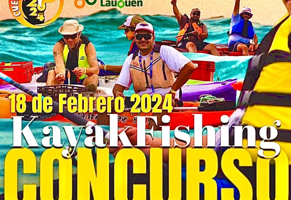 CONCURSO DE KAYAK FISHING, ESTE DOMINGO (18) EN LA LAGUNA CUERO DE ZORRO