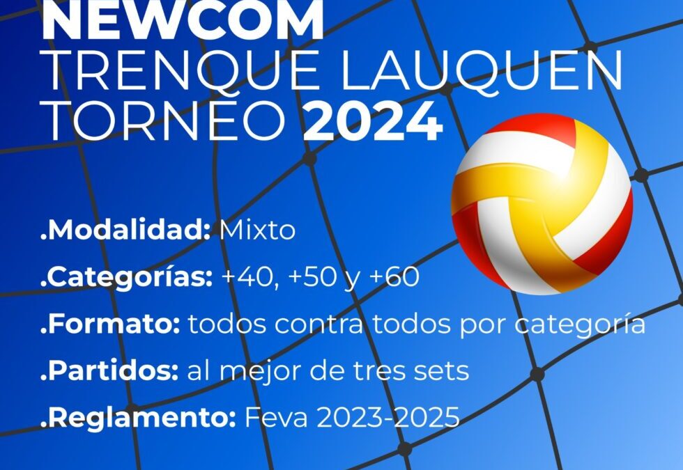 LA LIGA REGIONAL DE NEWCOM TRENQUE LAUQUEN ABRE LA INSCRIPCIÓN EL PRÓXIMO LUNES (19) PARA EL 2º TORNEO REGIONAL, QUE COMENZARÁ A JUGARSE EL SÁBADO 6 DE ABRIL