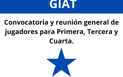 G.I.A.T. de Beruti comienza entrenamientos el sabado 10 de Febrero