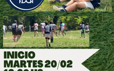 El día 20 de febrero comienzan entrenamientos de la M14 de Rugby en FBC Argentino