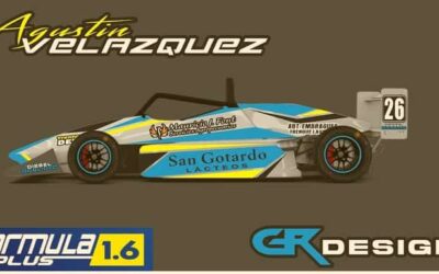 Formula Renault Plus: Este es el diseño del auto de Agustin Velazquez del Martinez Competicion
