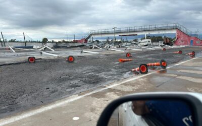 Automovilismo: Tornado en 9 de Julio, muchos destrozos en el autodromo de esa ciudad
