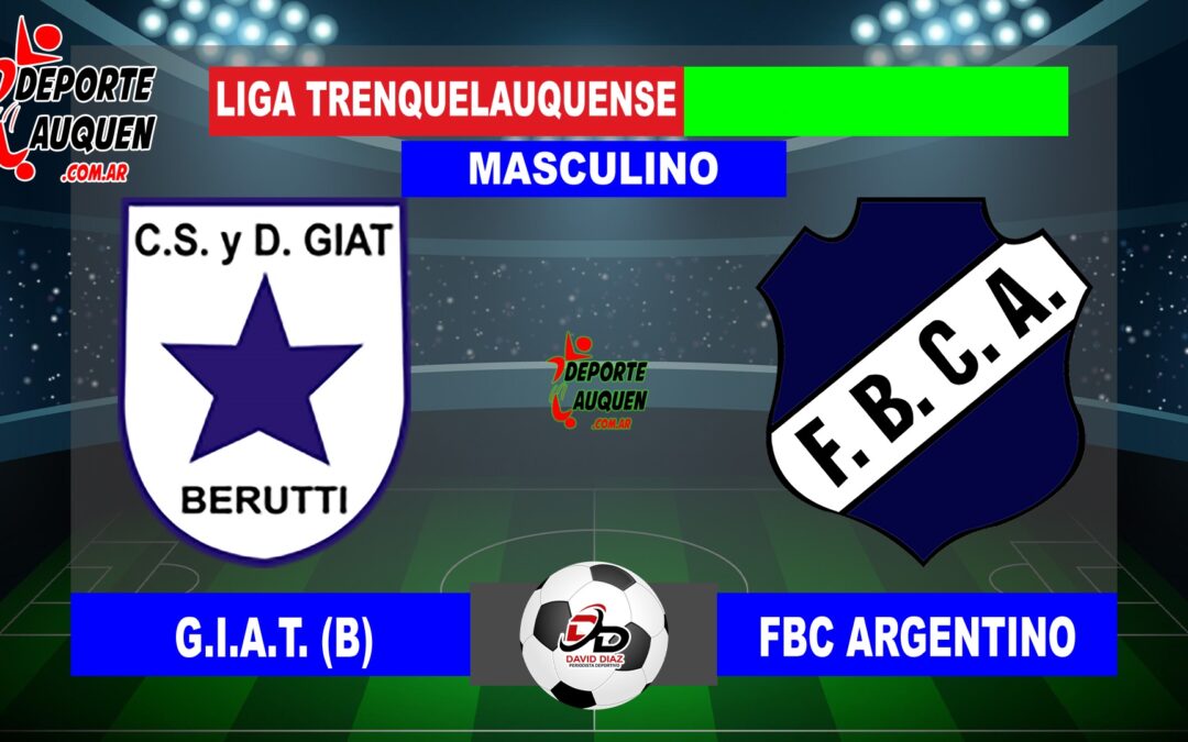 LTF 1° Division – Sintesis: G.I.A.T. de Beruti 0 FBC Argentino 2