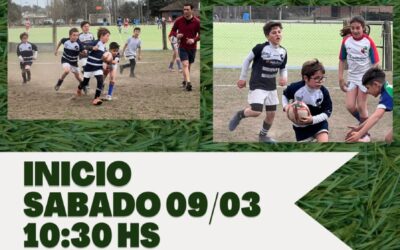 Inicio de los entrenamientos de Rugby de la categoría Infantiles a partir del sábado 9 de marzo en FBC Argentino