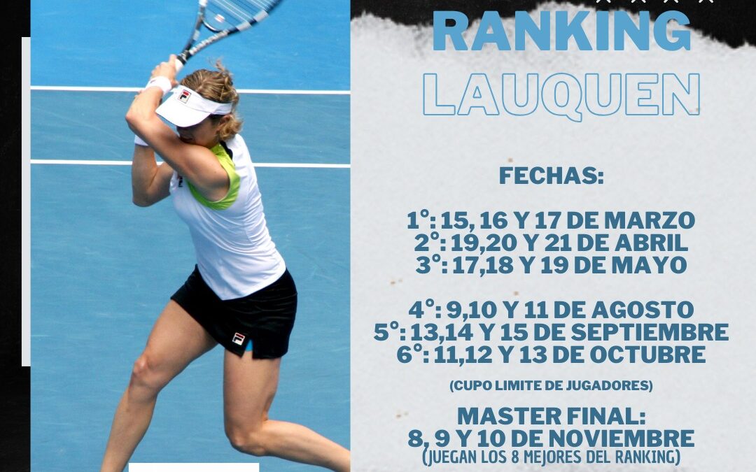 El 15 de marzo inicia el Ranking Lauquen 2024