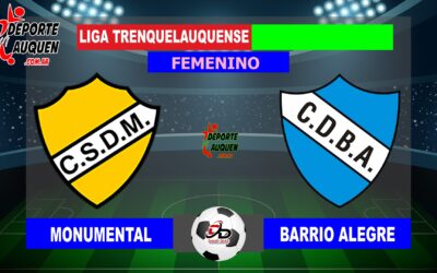 LTF Femenino 1° Division – Sintesis: Monumental 1 Barrio Alegre 1