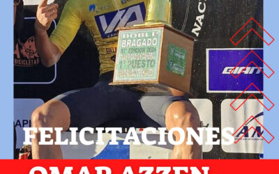 Ciclismo: Hazaña de Omar Azzen, escapado gano la ultima etapa y obtuvo la 87 edicion de la Doble Bragado