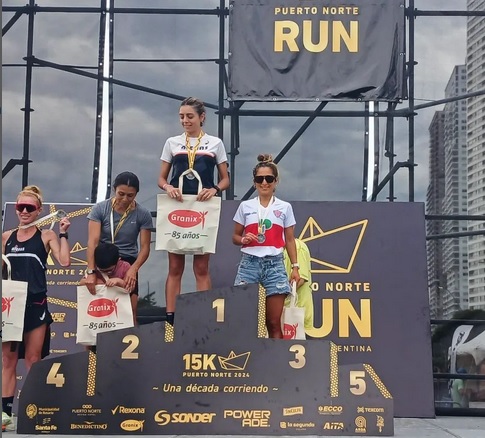 Andrea Changazzo 3° en los 15K en Rosario