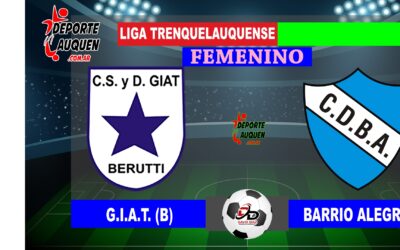 LTF Femenino 1° Division – Sintesis: G.I.A.T. de Beruti 1 Barrio Alegre 1