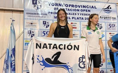 Provincial de Natacion – Comenzo la participacion del equipo de FBC Argentino. Brenda Villaro 2da. en 400 metros libres.