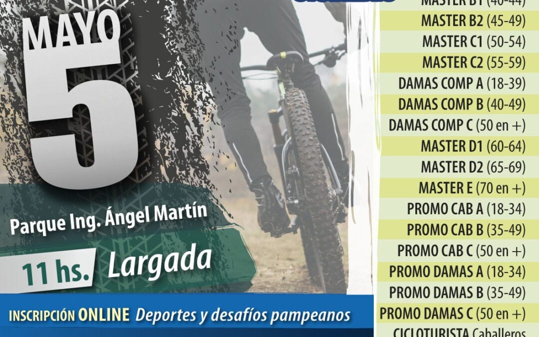 ABIERTA LA INSCRIPCION PARA 1º FECHA CAMPEONATO DE RURAL BIKE 6 CIUDADES EN DAIREAUX