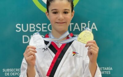 Las hermanas Aranda López consiguen brillantes actuaciones en “La Copa Argentina de Poomsae”