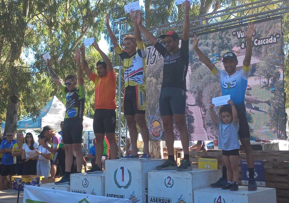 VUELTA A LA CASCADA 2024 – Trenquelauquenses presentes. Lucas Medero 4to en Master A. Tambien se destacaron Italo Castro y Adriana Larroude con podio en sus categorias.