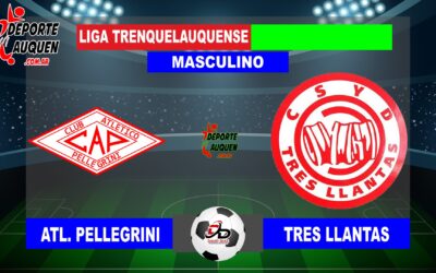 LTF 1° Division – Sintesis: Atletico Pellegrini 2 Tres Llantas 2