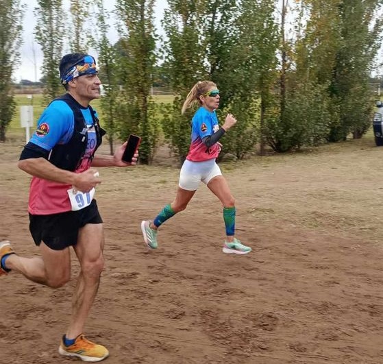 Desafío en Parejas Barrancas Trail Run 2024 con participacion trenquelauquense
