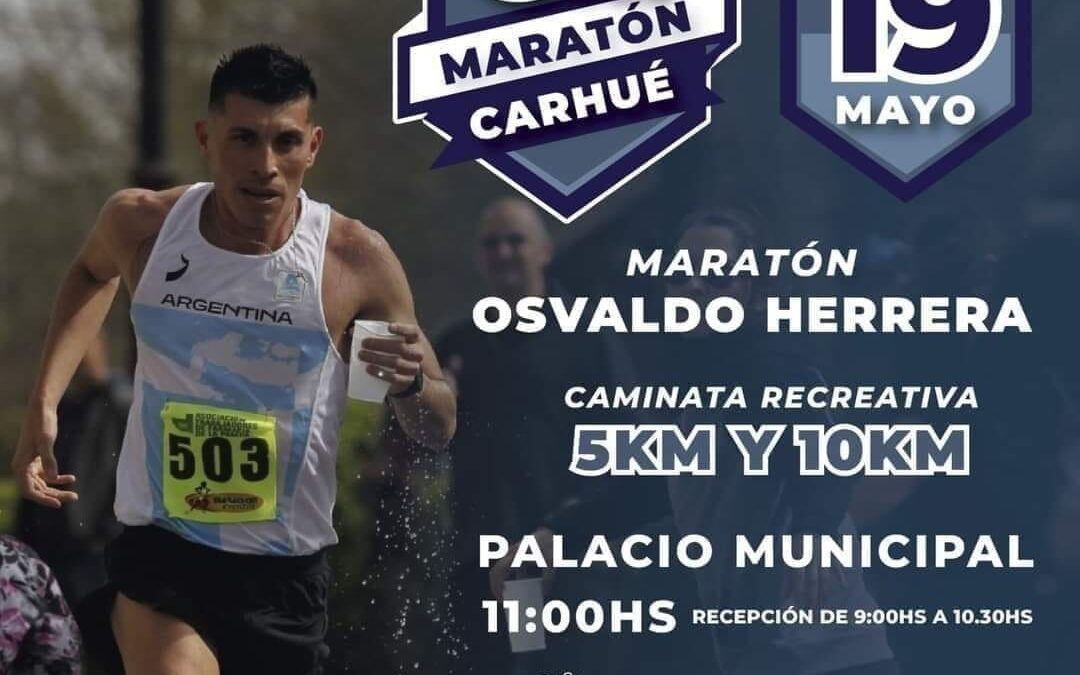 Hoy 20 horas Cierre de Inscripciones para 6 Ciudades en Carhue