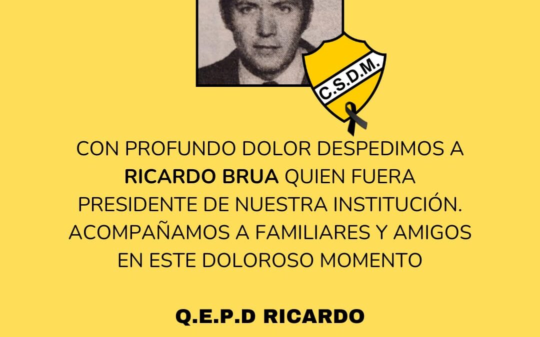 Club Monumental expresa condolencias por fallecimiento de ex Presidente