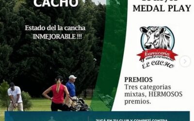 Este fin de semana TORNEO CARNICERIA Y AUTOSERVICIO EL CACHO – 18 hoyos MEDAL PLAY