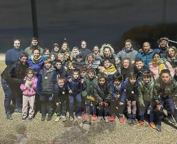Infantiles de FBC Argentino jugaron en Quemu Quemu