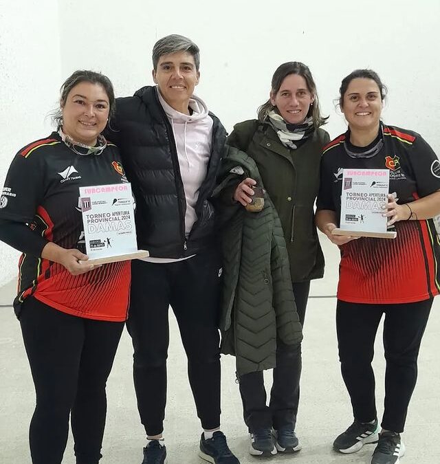 Progreso (Lujan Perez y Leonela Ponce) 2° en Provincial de Pelota Paleta jugado en Laprida