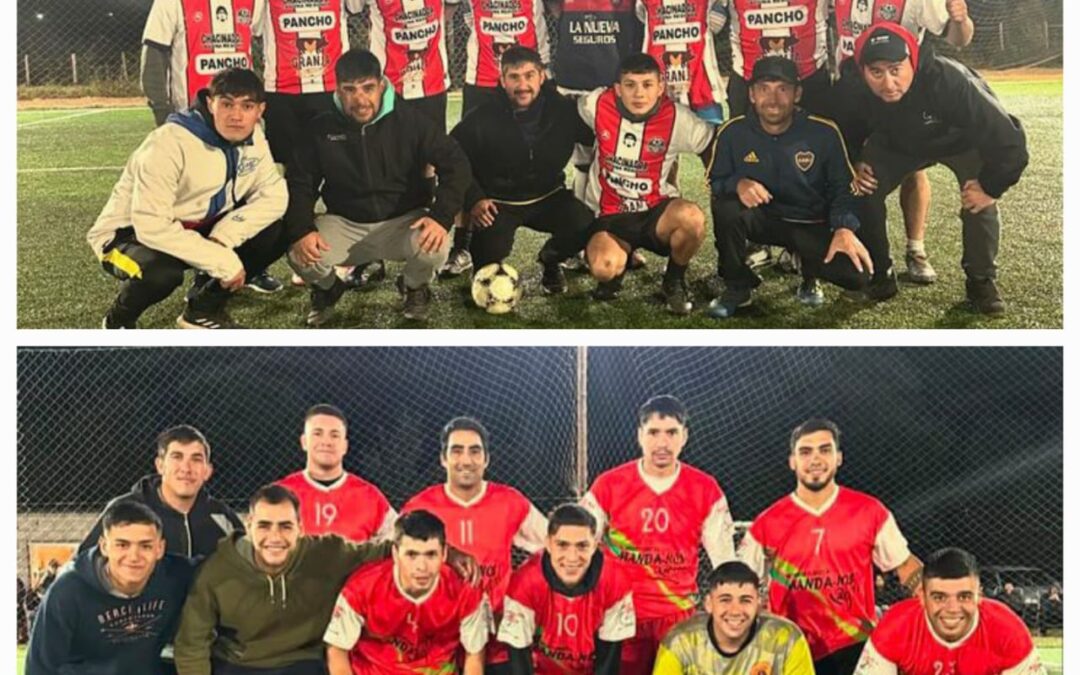 Torneo de Futbol 8 en «La Scaloneta» – Gonzalez Pulverizaciones y Amuche Ripe finalistas