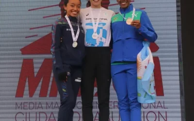 Atletismo: Otro título para Fedra Luna, esta vez logro el oro en los 5 kms del sudamericano de ruta