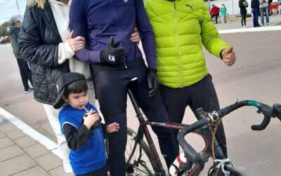 Ciclismo: Podios para Ricardo Cosi Giménez y su hijo Paul en la ciudad de Lonquimay