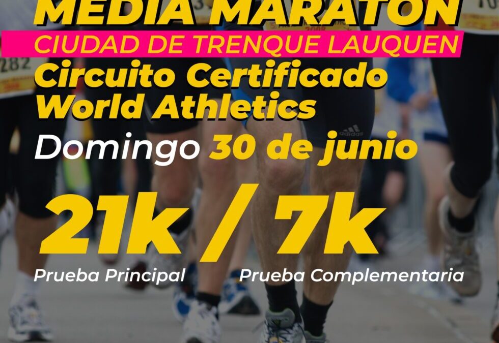 HAY 260 INSCRIPTOS PARA LA MEDIA MARATÓN CIUDAD DE TRENQUE LAUQUEN QUE SE DISPUTARÁ ESTE DOMINGO (30)