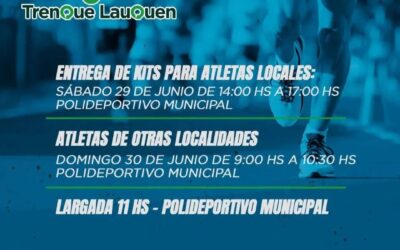 ESTE DOMINGO (30) SE CORRERÁ LA MEDIA MARATÓN CIUDAD DE TRENQUE LAUQUEN EN UN CIRCUITO CERTIFICADO
