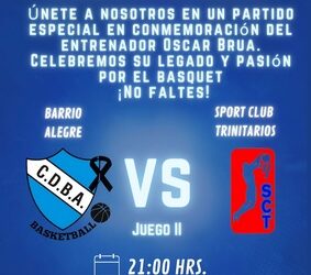 En un partido especial, Barrio Alegre recibe el viernes a Sport Club Trinitarios por semifinales de la ABTL