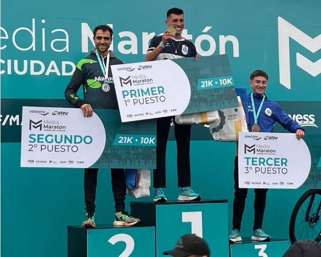 Se corrió la Media Maratón de La Plata – Trenquelauquense Manuel Amicone 2° en la General