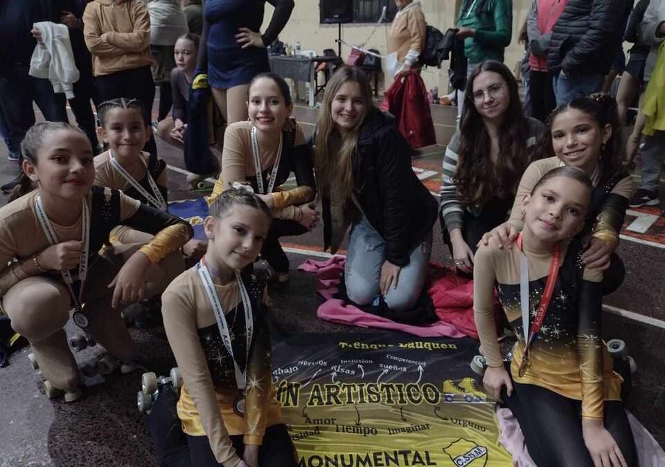 El Cub Social y Deportivo Monumental estuvo presente en el Torneo Provincial de patín artístico en Pehuajo