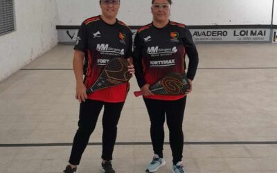 Lujan Perez y Leonela Ponce (Progreso) Sub campeonas en 3ra. fecha del Provincial de Paleta