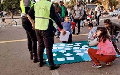 Actualidad: Hubo jornada recreativa sobre Seguridad Vial este sábado en la calle Villegas
