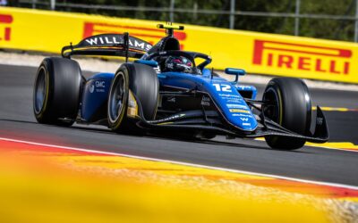 Formula 2: El argentino Franco Colapinto abandono en la carrera de Spa, solo pudo rodar media vuelta