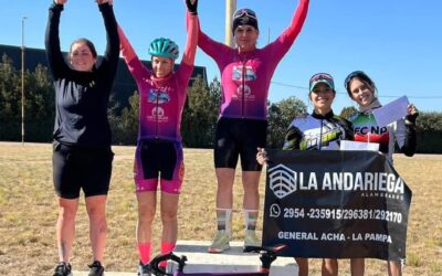 Ciclismo: Paul Giménez y Fermín Paladino ganadores en la jornada del domingo en General Pico