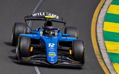 Formula 2: El argentino Franco Colapinto sufrió en el Sprint y cayo varios puestos, en carrera