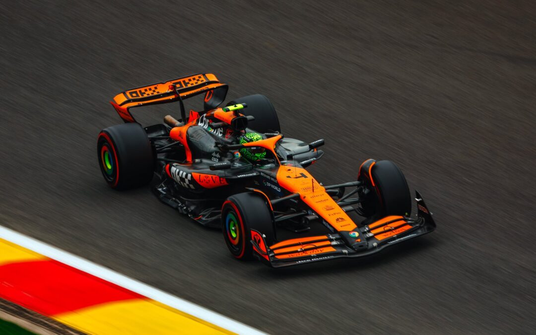 Formula Uno: Lando Norris fue la referencia del día viernes en el circuito de Spa Francorchamps