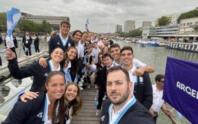 Juegos Olímpicos: La presencia de la Argentina en la ceremonia inaugural de París 2024. El pebetero es un globo aerostático