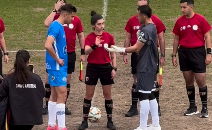Trenquelauquense Abigail López arbitro la primera final del Apertura en la Liga de Chascomus
